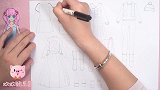 手工纸娃娃玩具：纸娃娃时尚服装制作