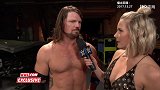 WWE-17年-SD第958期赛后采访 AJ：凯萨二人组的确很难对付-花絮