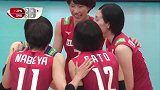 2019女排世界杯：日本女排对塞尔维亚女排，最佳精彩时刻集锦