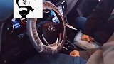 方向盘失控疯狂自转，车主看呆了