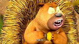 熊出没国产冒险搞笑动画片，光头强在熊熊乐园里