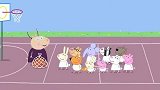 小猪佩奇：猪爸爸这么胖，打篮球还这么厉害，灵活的胖子！