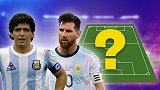 星光熠熠！阿根廷历史最佳阵：老马梅西两球王领衔 国米传奇在列