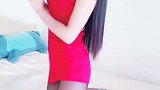 老婆穿上半身裙的样子