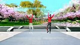 精选情歌广场舞《桃花朵朵开》情人心花开，歌曲欢快，舞步动感