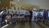 阿根廷众将参观沙特国家博物馆 面对镜头小魔仙喜笑颜开