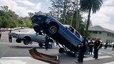 人类驯服“野生汽车”实拍，不得不说，这汽车够劲！