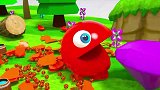 吃豆人动画：吃豆人与恐龙，友善好伙伴