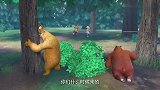熊出没：强哥和稻草人谈恋爱被熊熊听到，要笑死了，熊熊都捶树了