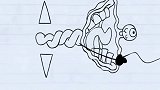 铅笔动画：铅笔人被当成钓鱼诱饵
