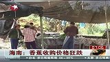 海南：香蕉收购价格狂跌-6月28日