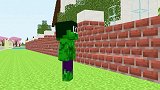 动画小绿与敌人一较高下怪物学校动漫我的世界动画
