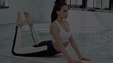 花滑冬奥冠军扎吉托娃最新广告大片 跨界练瑜伽大秀好身材