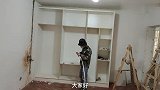 杉木芯生态板打衣柜，木工现场教你这样封衣柜边，结实又耐用