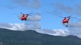 日本一直升机台风救援时发生失误 七旬老妇从高空坠落