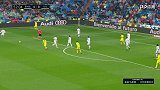 皇马反击边路送传中 克罗斯跟进凌空再被扑
