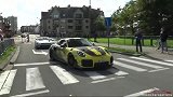 保时捷911GT2RS跑车改装后，这个颜色很帅气！