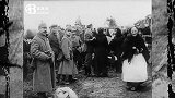 1930年一战索姆河珍贵录像，难民出逃，看着令人心酸