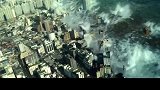 海啸形成巨浪高达数十米，瞬间吞没一座城市，百万民众无处可躲