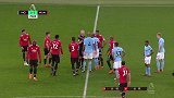 英超-1718赛季-冲突78' 阿坤禁区被放倒 双方中圈起冲突