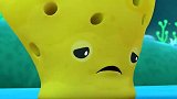 海底小纵队：小萝卜在海洋里发现了海绵宝宝，真的有这样的生物呀