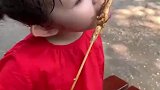 闺女这吃相，不饿几顿绝对达不到这境界