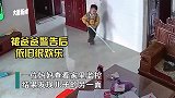 萌娃在家捣蛋，一阵锁车声后，孩子一顿操作猛如虎熟练的令人心疼