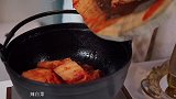 今天做了韩剧的辣白菜肥牛锅 好吃