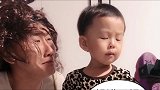 虎爸真是太烦人，能不能让宝宝好好唱一首歌，爸爸这造型吓坏了