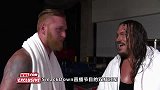 WWE-16年-SmackDown后台采访 希斯莱特邀莱诺共赴家庭庆功派对-花絮