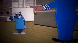 猫和老鼠：汤姆多次阻止杰瑞上船，惹怒杰瑞，被杰瑞整到海中