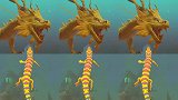 海蜥蜴追击黄金巨龙