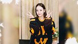 清新小美女迪丽热巴,清爽又不失少女,元气满满活力十足