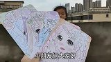 萝莉公主彩色油笔画来喽！每一个都好漂亮，小朋友们喜欢吗？