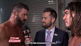 WWE-18年-RAW第1320期：赛后采访查得·盖伯抢搭档台词 自信体会到了成功的感觉-花絮