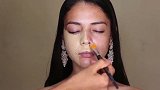 小姐姐素颜一般般，化完妆后，变身国际女神