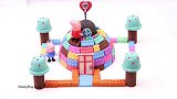 启蒙教育 创意DIY乐高积木小猪佩奇的巧克力屋模型 趣味手工