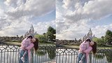 张子萱携女儿温馨逛游乐园 赞女儿安安为小棉袄