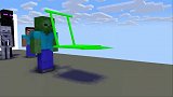 我的世界MC动画：堆叠颜色，丢脸的僵尸