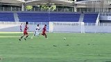 实拍U22国足边路传中 拜合拉木禁区内抢点破门