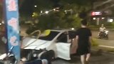 痛心！广东中山一轿车冲上人行道 事故致1死3伤