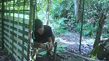丛林生存：在庇护所搭建一个竹子床，隔离潮湿睡着很舒服