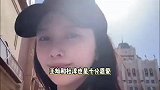 杜淳一家三口游环球影城，和王灿挽手互动恩爱，4岁小蛋饺超乖