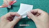 一张纸折个可以开屏的孔雀，做法简单，不到2分钟做好了