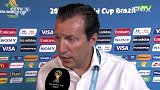 世界杯-14年-淘汰赛-1/4决赛-赛前采访比利时队主教练：我们会给阿根廷制造压力-花絮