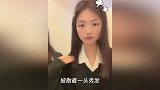 王诗龄晒跳舞视频，美颜开太大差点认不出，五官小巧眉毛太奇怪