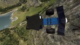 8轮大货车，F1赛车和兰博基尼从山顶斜坡上玩跳跃，车祸模拟器