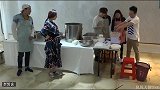 韩国做棉花糖，陈华妈妈在一旁捣乱，太逗了