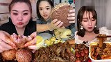 小姐姐吃巧克力，上来就大口，太香了