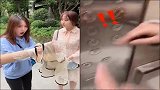紫然按电梯按钮来表达爱意,却被钢铁直男小伙打了一顿!